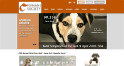 Desktop Screenshot of dbqhumane.org