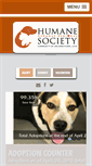 Mobile Screenshot of dbqhumane.org